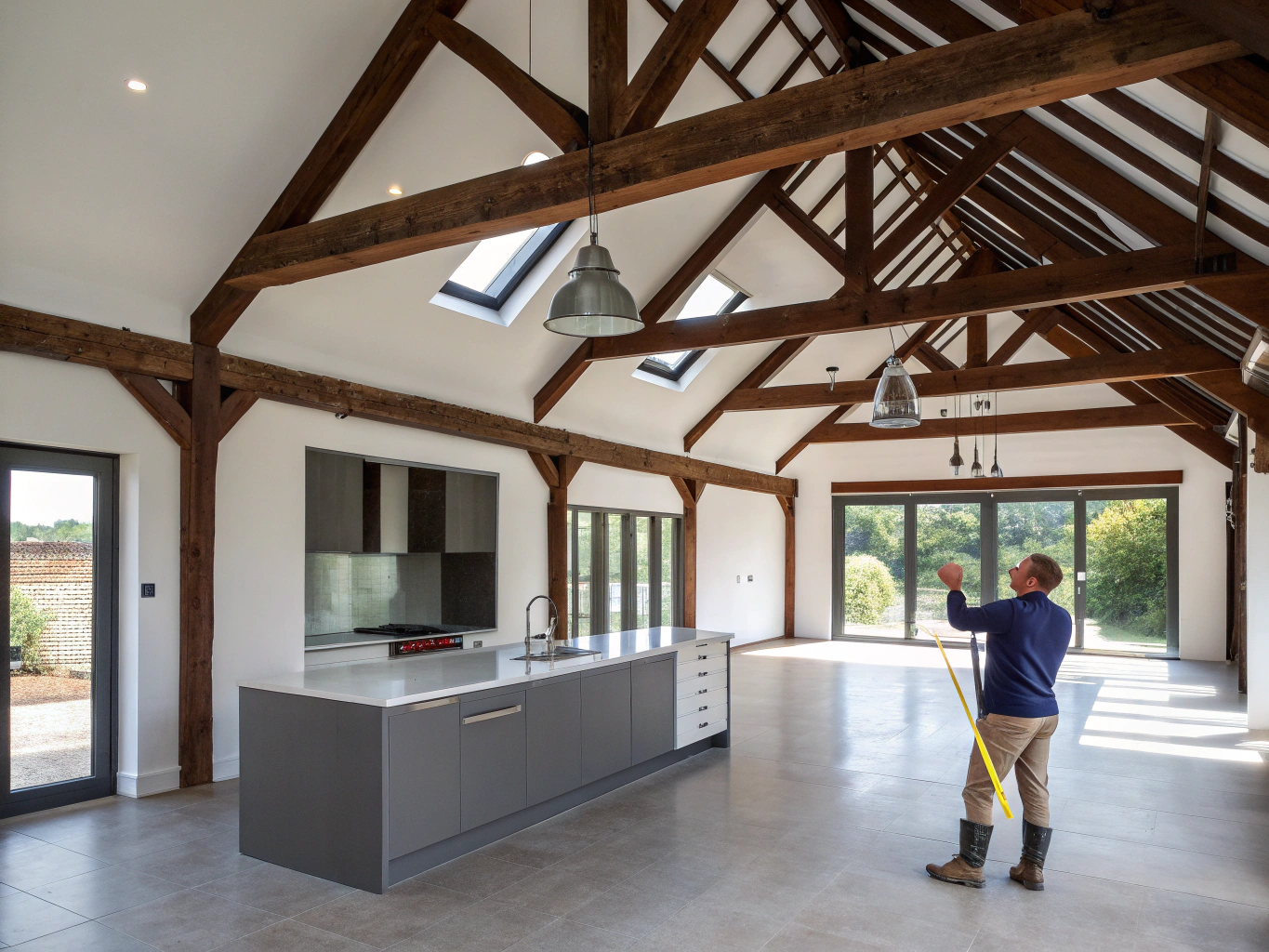 High-end London residential whole-house refurbishment interior